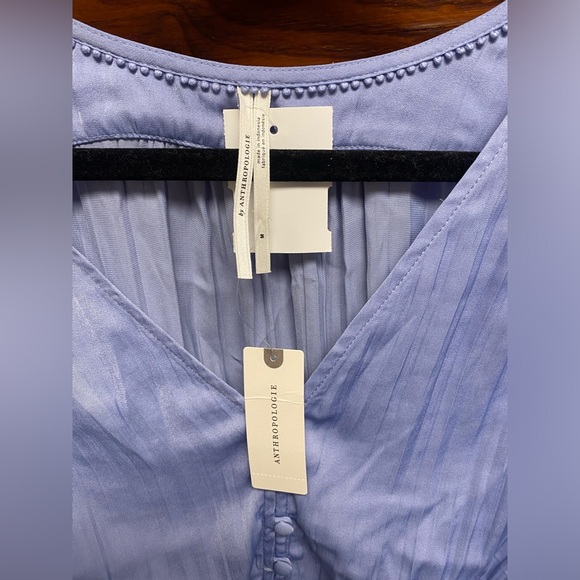 Anthropologie blue blouse - Picture 3 of 6